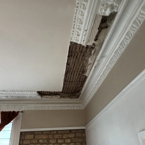 Before Photo by Cornice Repairs London