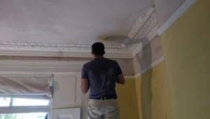 Cornice Repairs London by St James Plastering Services