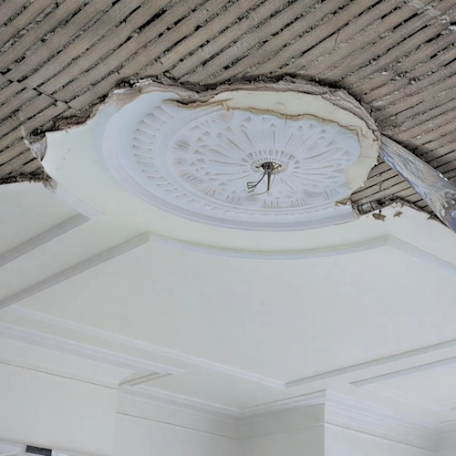 Before Photo by Cornice Repairs London