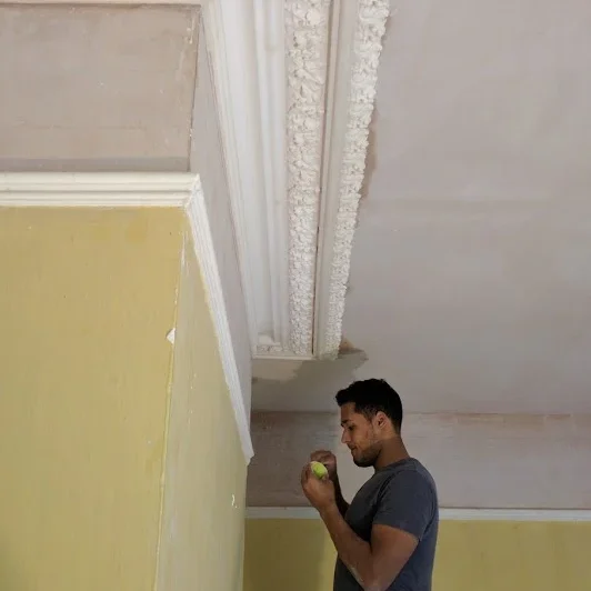 Cornice Repairs London by St James Plastering Services